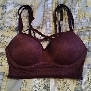 Maroon Sports Bra