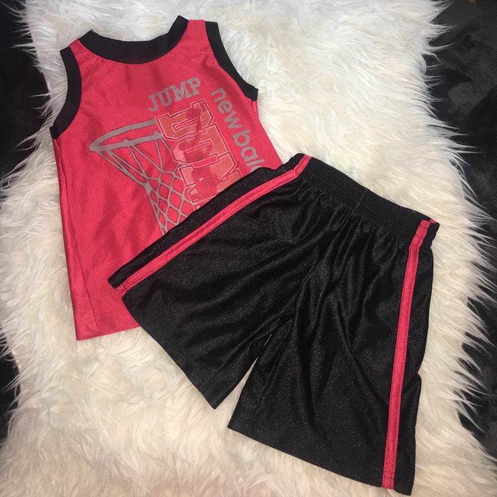 New Balance Matching workout basketball set