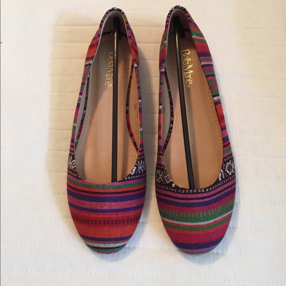 Aztec Print Ballet Flats