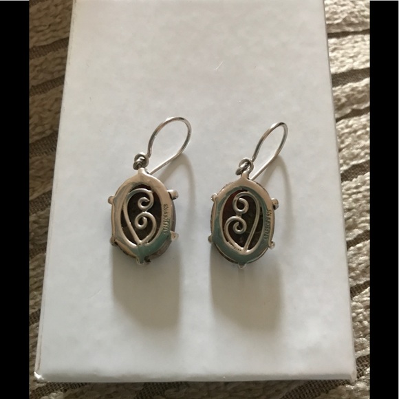 ***SOLD***Charles Albert Ammonite 925 Earrings - Picture 2 of 2