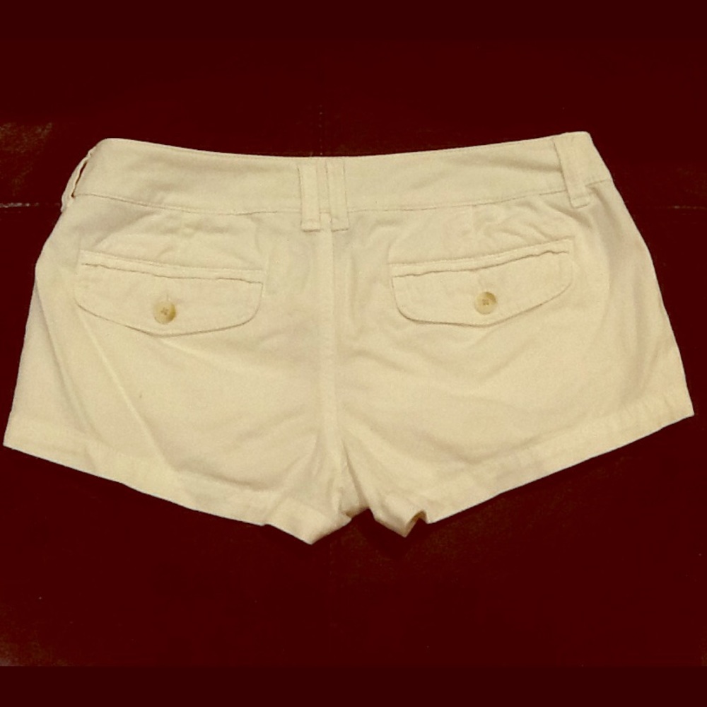 American Eagle Outfitters Stretch Shorts White Sz2