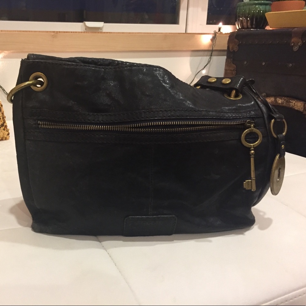 FOSSIL | Leather Black