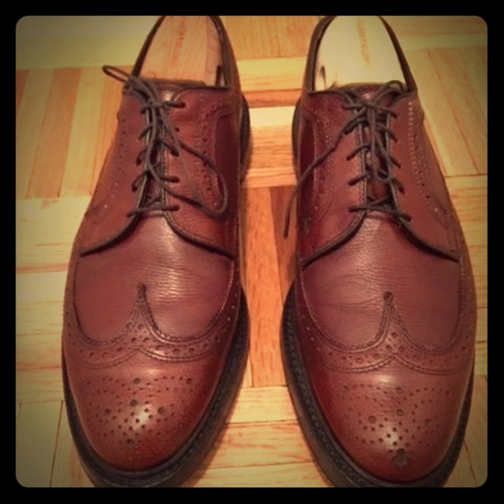 Brooks Bros & Allen Edmonds Chili MacNeil Wingtips