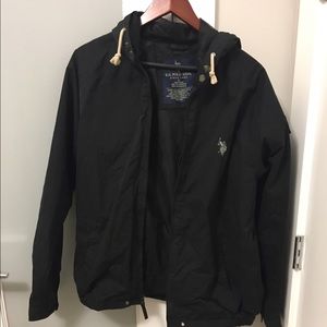 Polo jacket black, size large