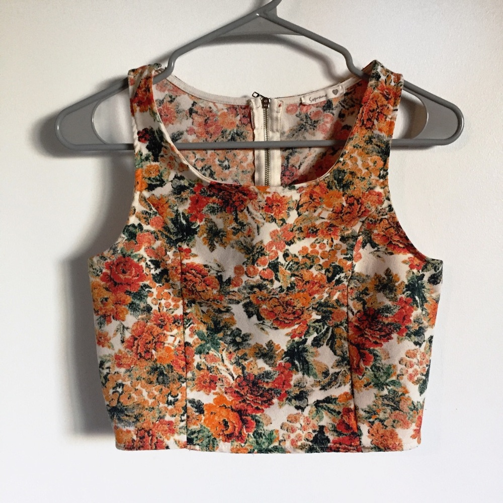 Floral Crop top