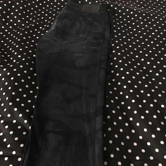 True religion blue camouflage men's jeans size 40 - Picture 1 of 4