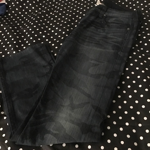 True religion blue camouflage men's jeans size 40 - Picture 4 of 4