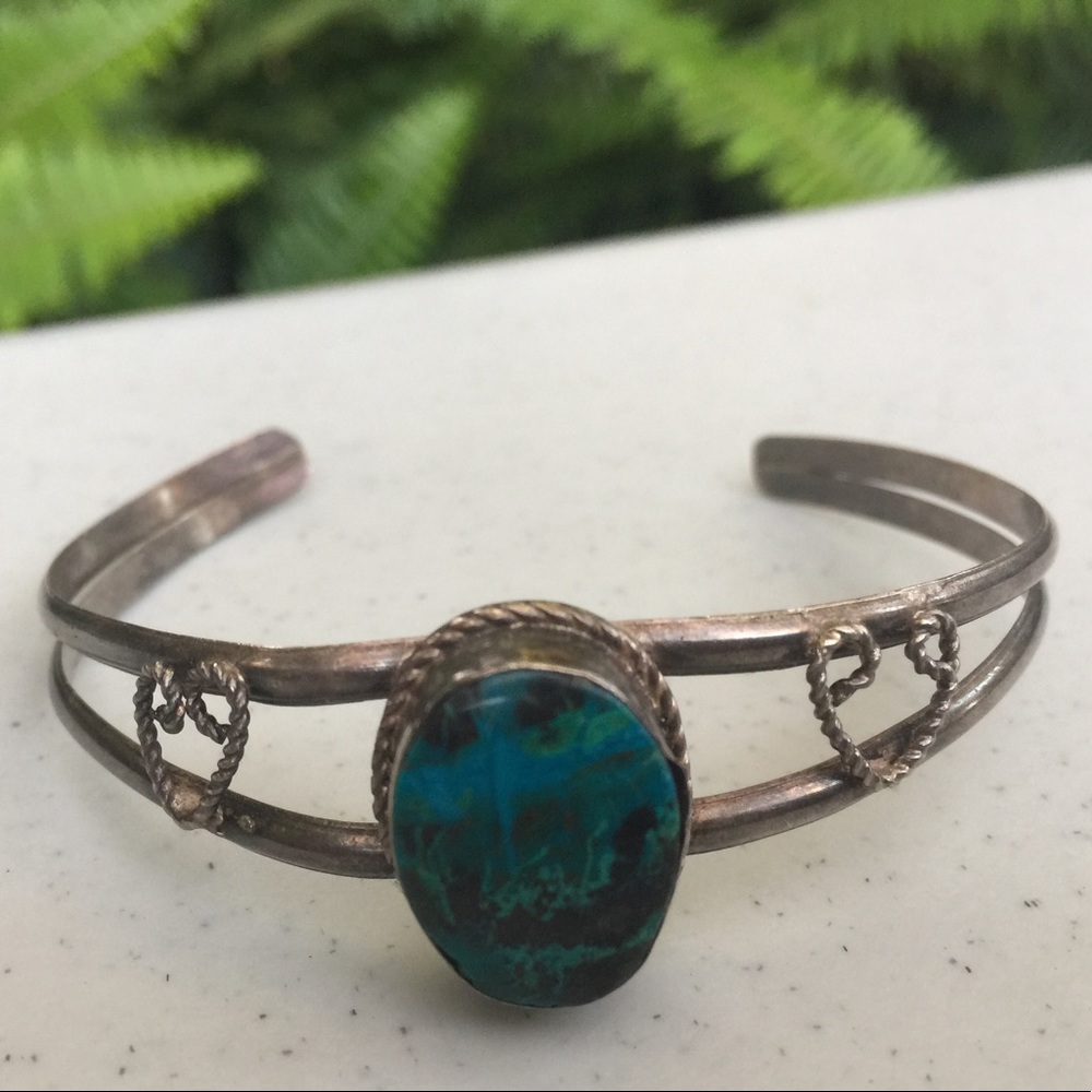 Turquoise Cuff Sterling - Picture 1 of 2
