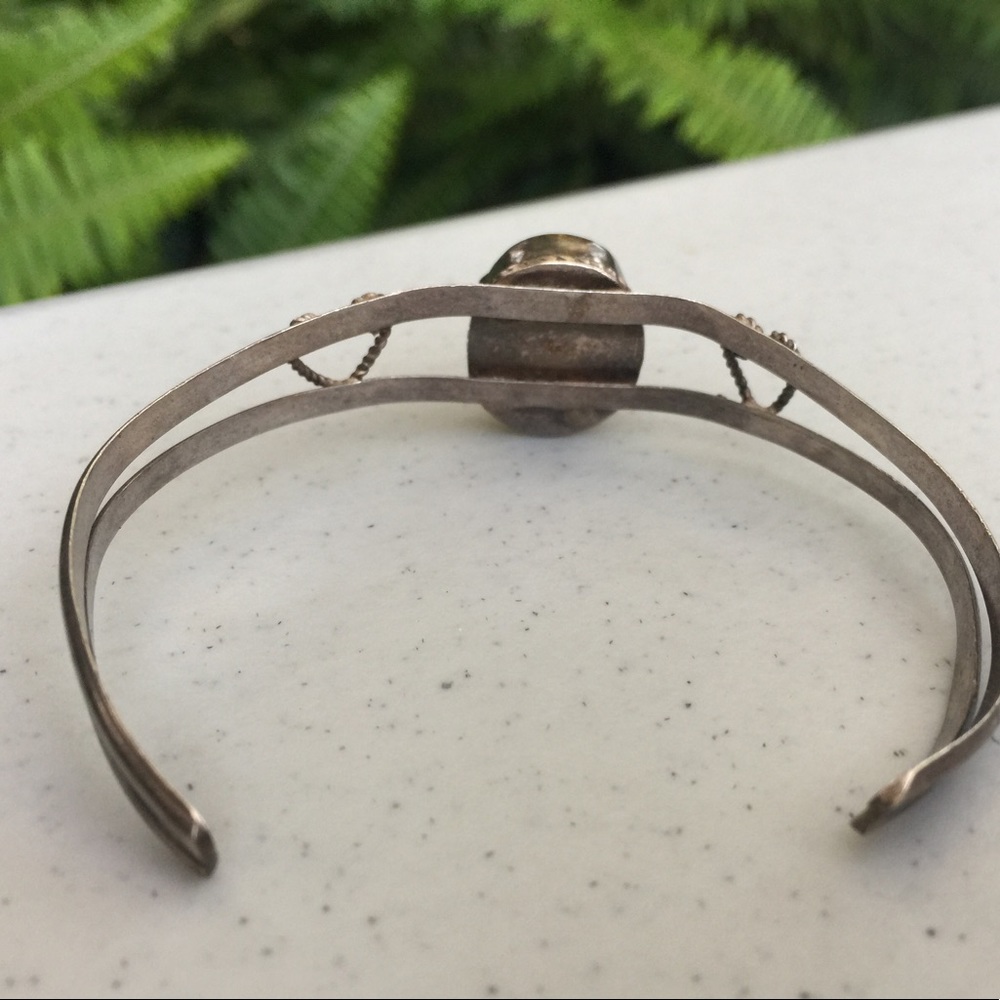 Turquoise Cuff Sterling - Picture 2 of 2