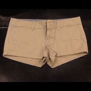American Eagle Outfitters Stretch Shorts Khaki Sz2