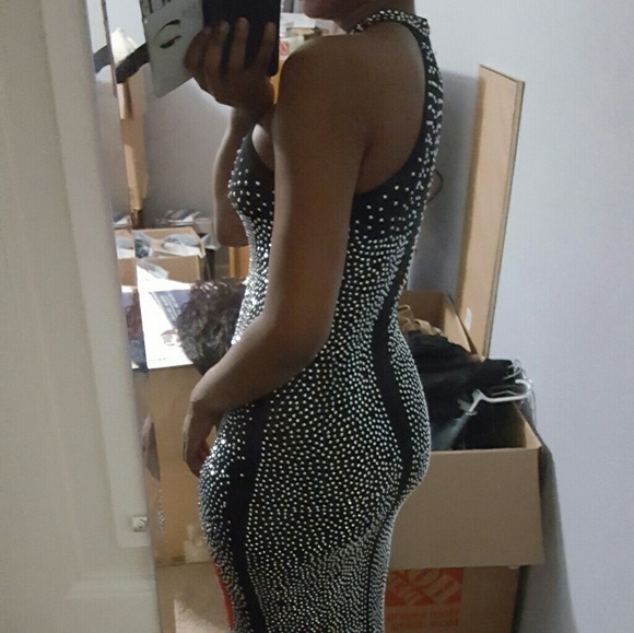 Studded, sheer dress - Picture 5 of 5