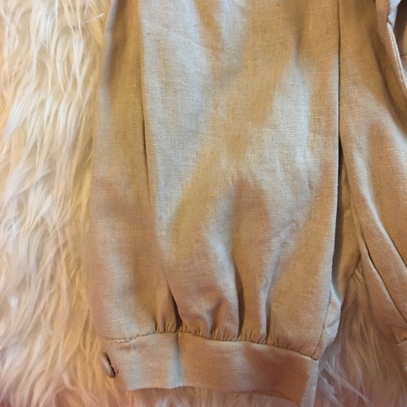 Gentlemen's suit kaki pants with suspenders hat - Picture 3 of 7