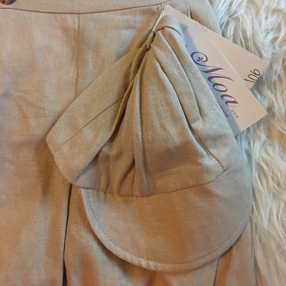 Gentlemen's suit kaki pants with suspenders hat - Picture 4 of 7