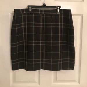 Ann Taylor Loft Plaid Mini Skirt - Sz 12
