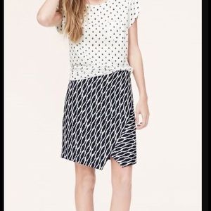 LOFT Ikat Wrap Skirt