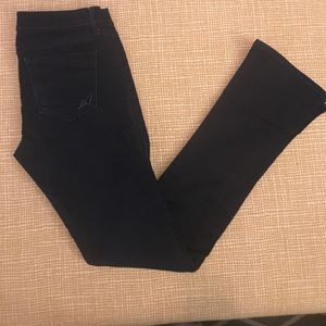 Express Dark Wash sight flare Jeggings