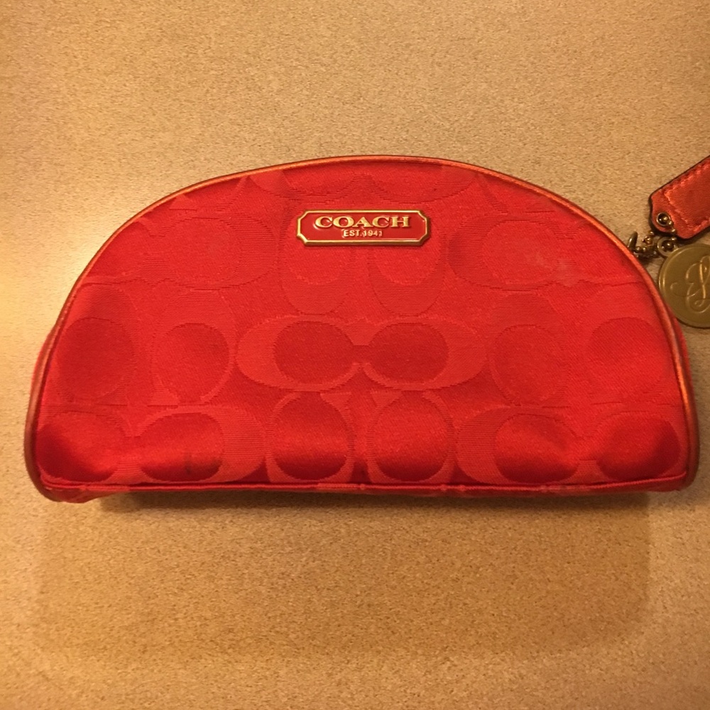 Coach cosmetic bag
