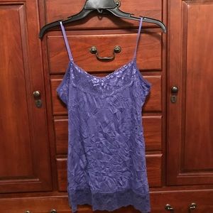 Purple Crinkle Tank from Maurices