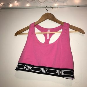 Victoria's Secret PINK Logo Sports Bra