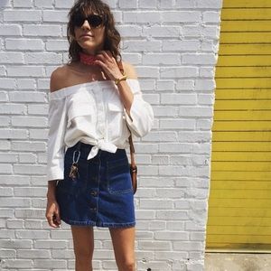 H&M White off the shoulder top S / Mari Giudicelli