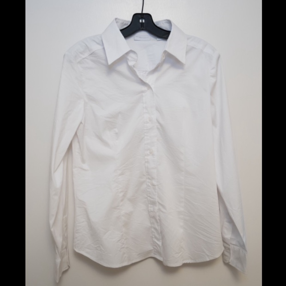 NWOT Classic White Button Down Shirt
