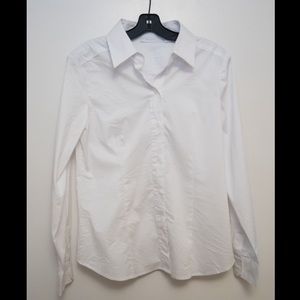 NWOT Classic White Button Down Shirt