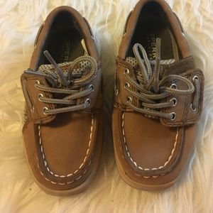 Sperry top-sider leather boys shoes