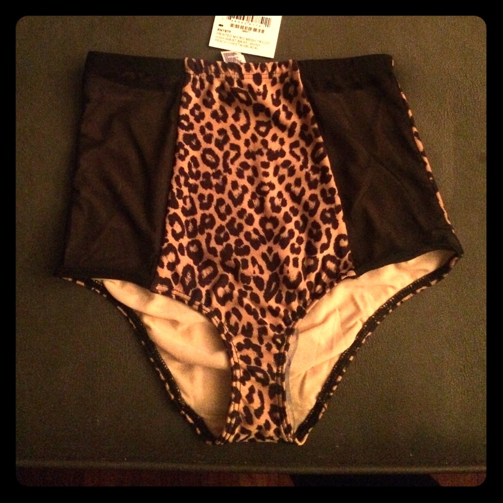 NWT- American apparel high waisted swimsuit bottom