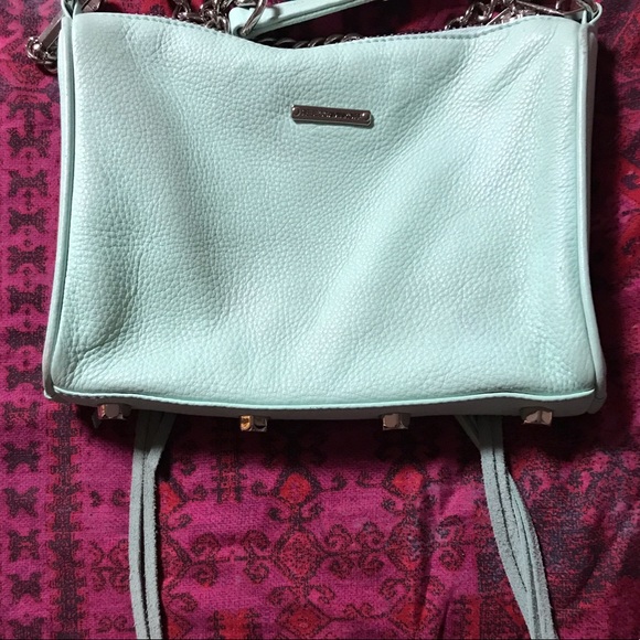 💥Rebecca Minkoff mint tassel side purse💥 - Picture 2 of 3