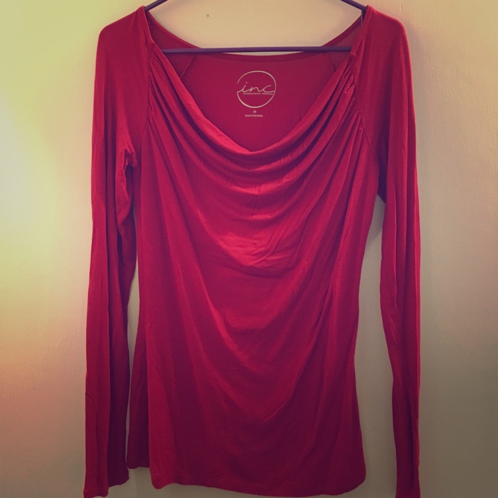 INC International Concepts scoop neck shirt