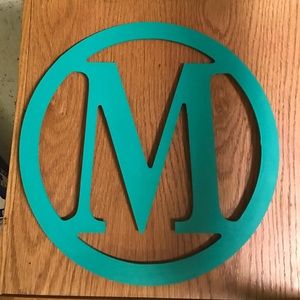 "M" Wall Decal
