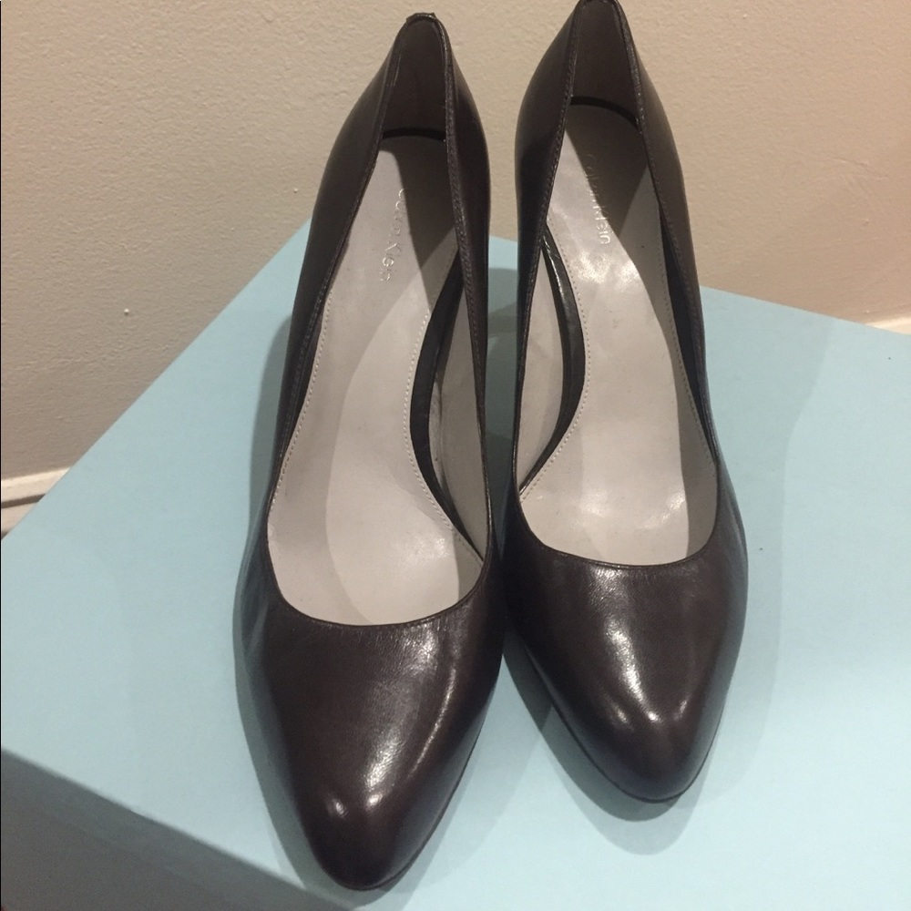 Calvin Kline Chocolate Pumps