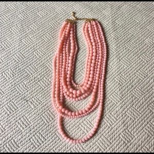 Pink statement necklace