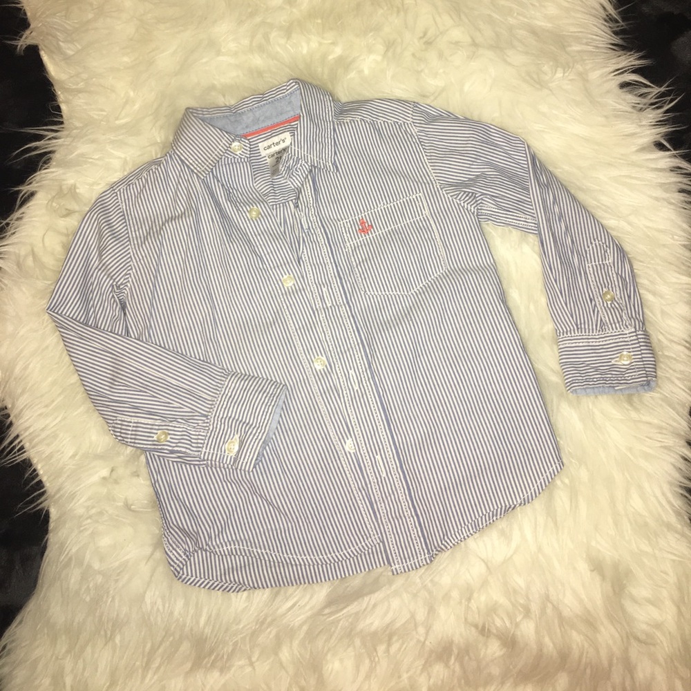 NWOT Carters button up long sleeve dress shirt