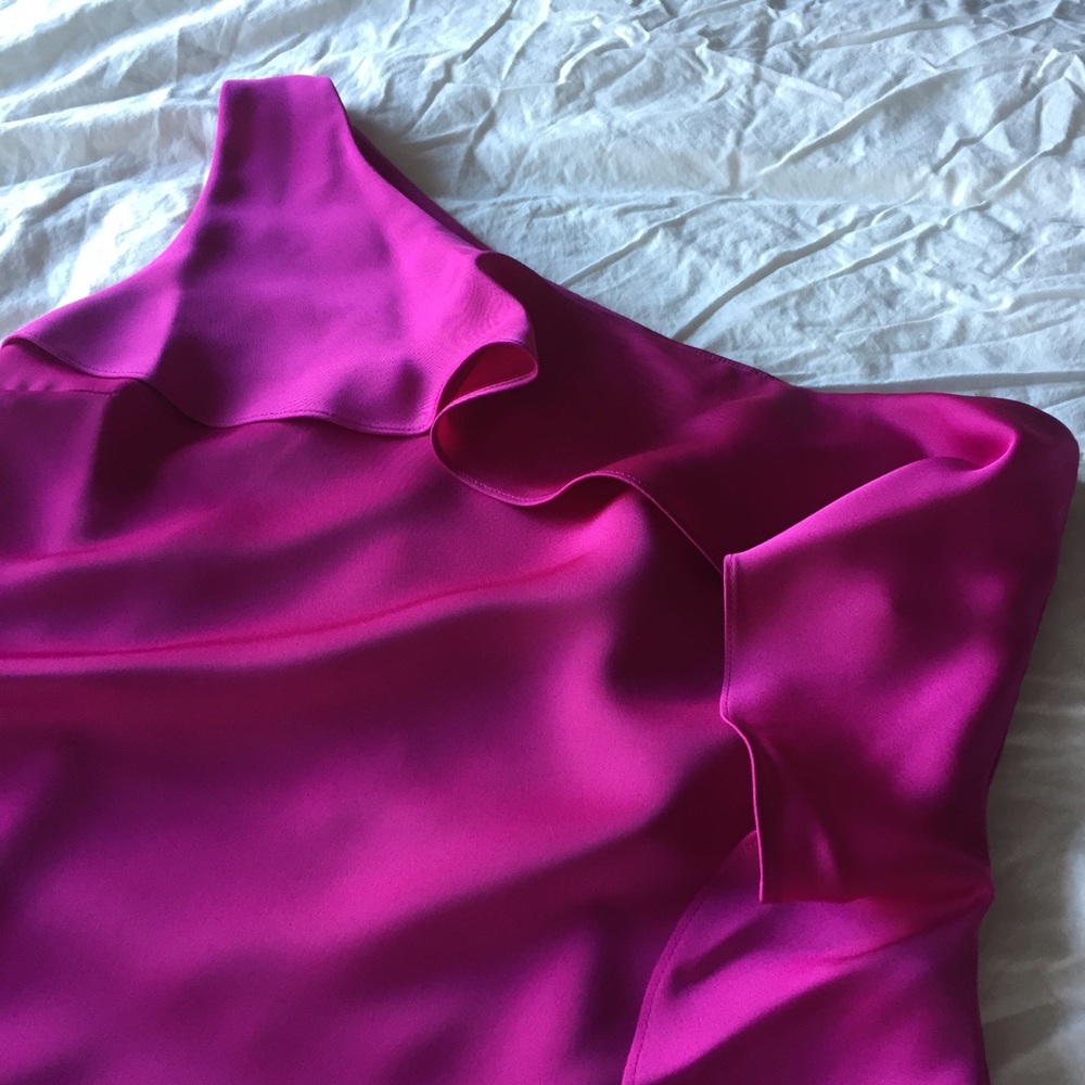 Nine West Pink Ruffle Mini