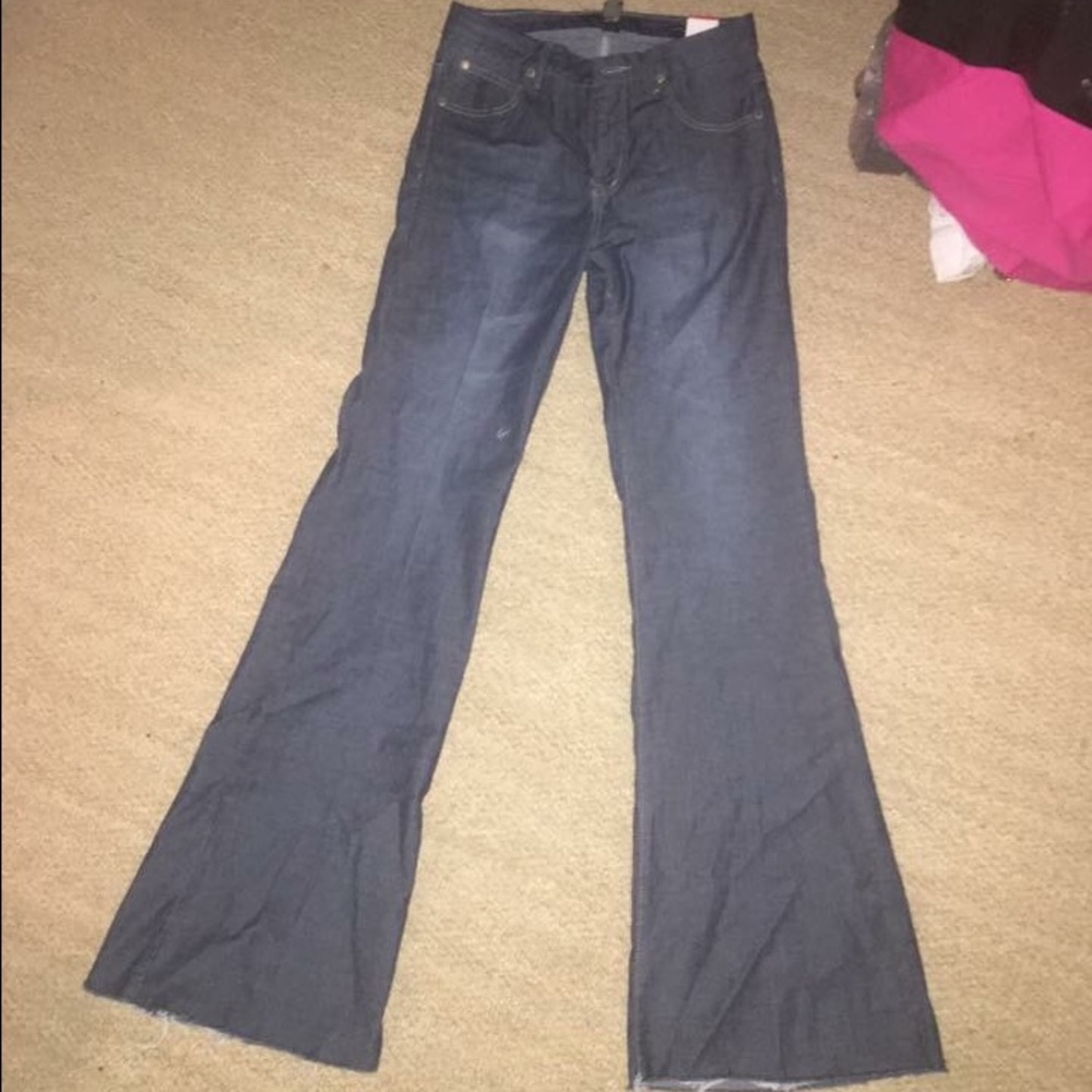 Size 3 flare jeans. Never worn
