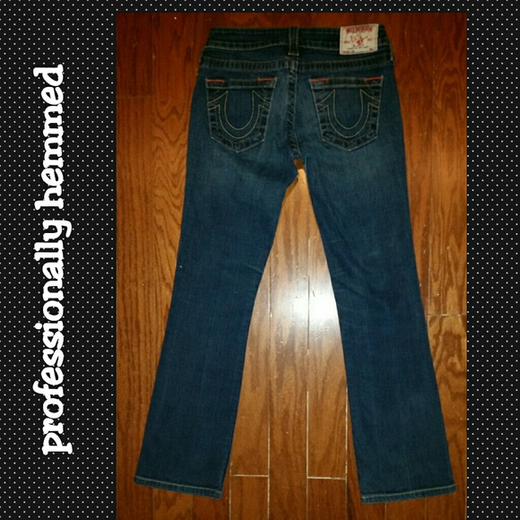 True Religion Tori Professionally Hemmed 27"inseam - Picture 2 of 4