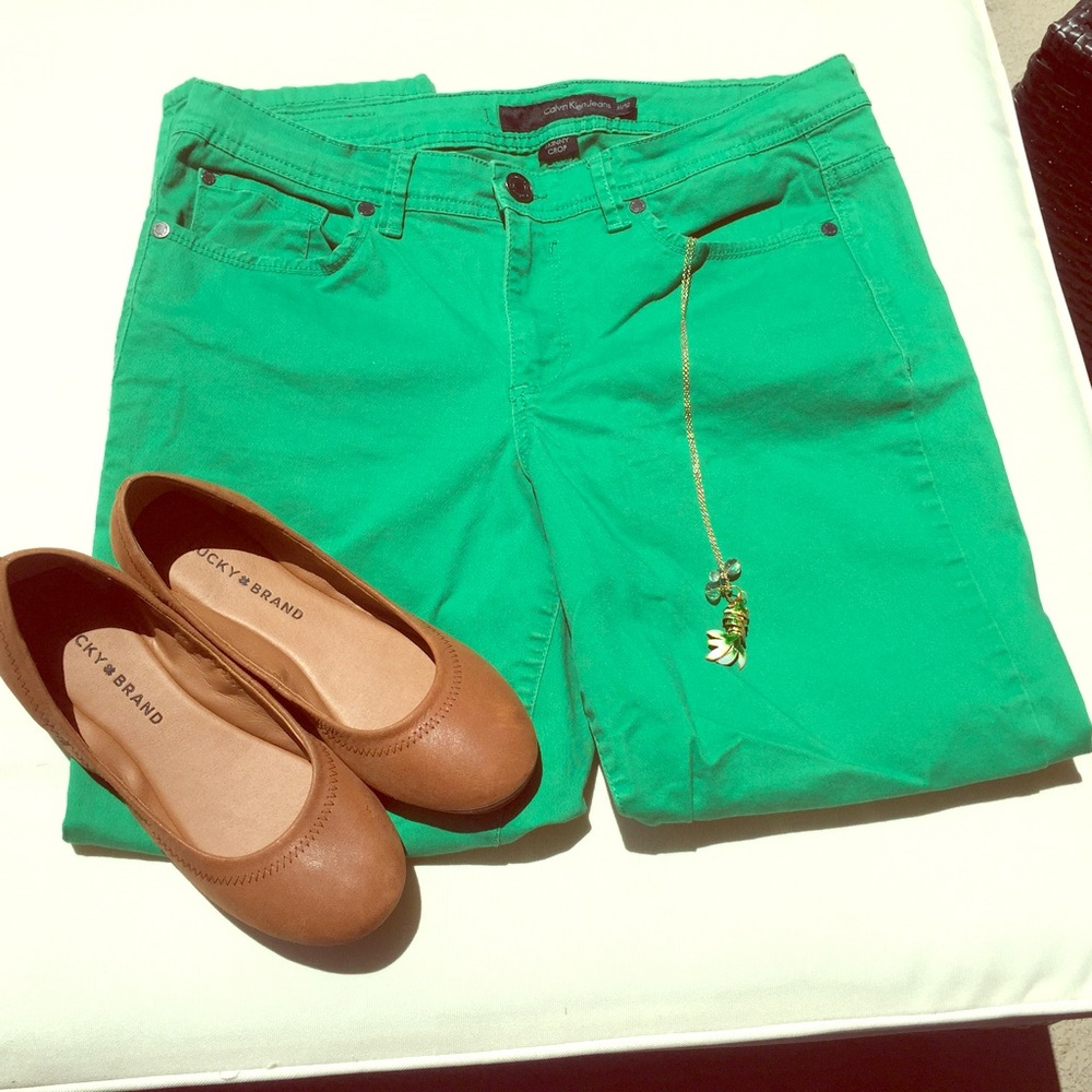 Calvin Klein Jeans Green cropped