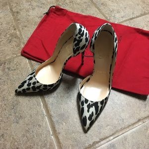Auth. Christian Louboutins Animal Print.