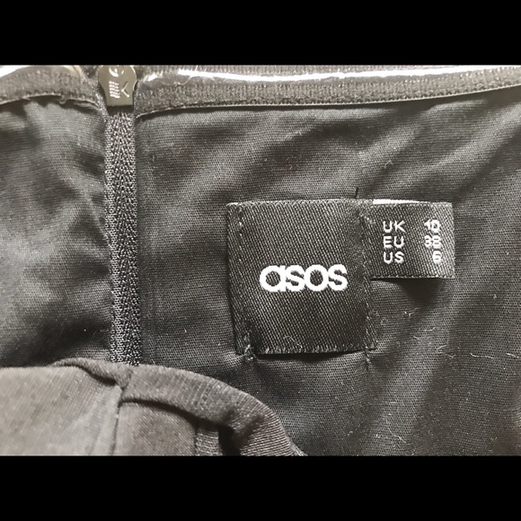 Textured Bardot Black Dress - Picture 5 of 5