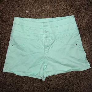 High waisted shorts