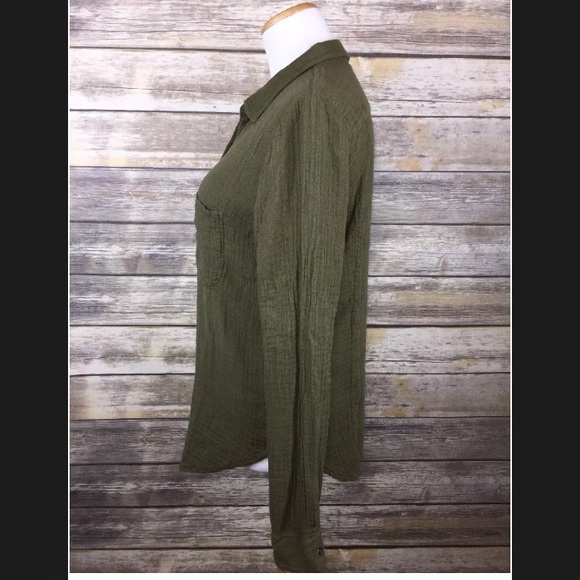 NWT Velvet for Calypso St Barth Olive Top Small - Picture 2 of 5