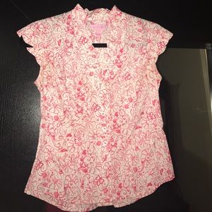 Lilly Pulitzer Scalloped Kasey Top