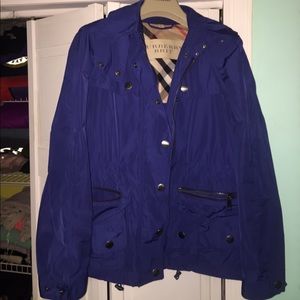 Beautiful deep royal blue Burberry spring jacket