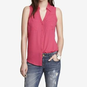 Sleeveless portofino shirt