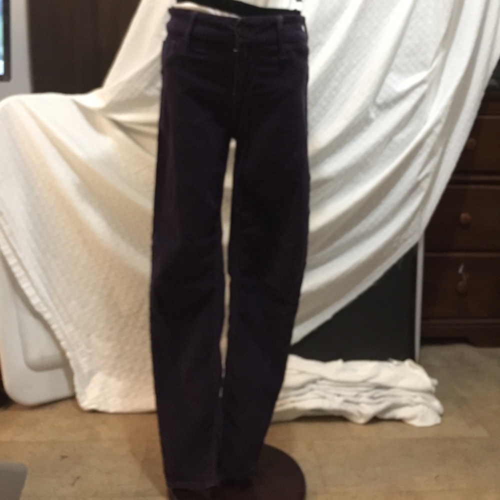Black Orchid Corduroy purple jeans