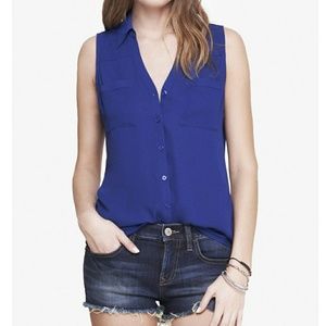 Sleeveless portofino shirt