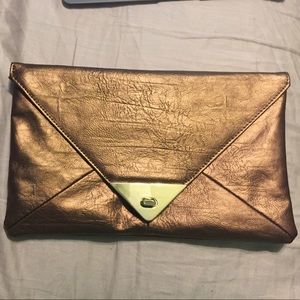 Bronze ASOS clutch
