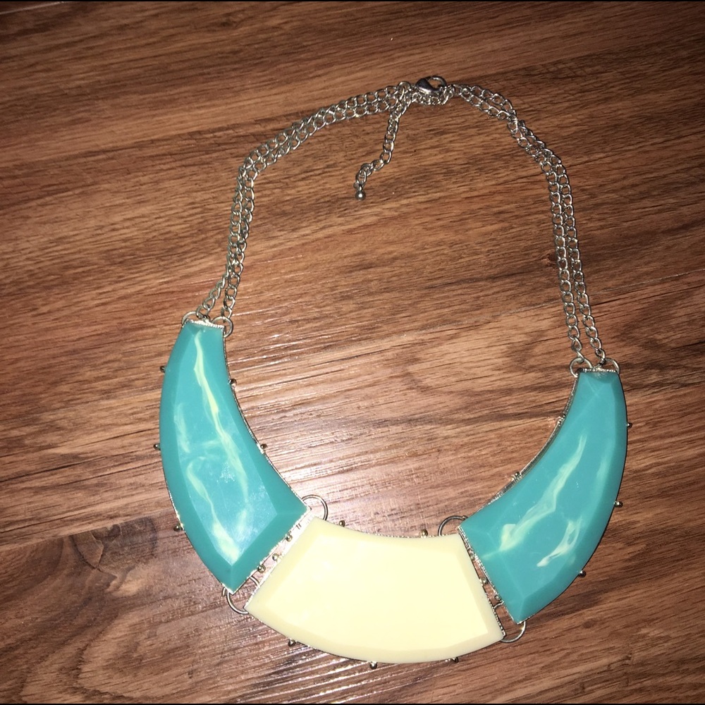 Marble Statement Necklace - image 1