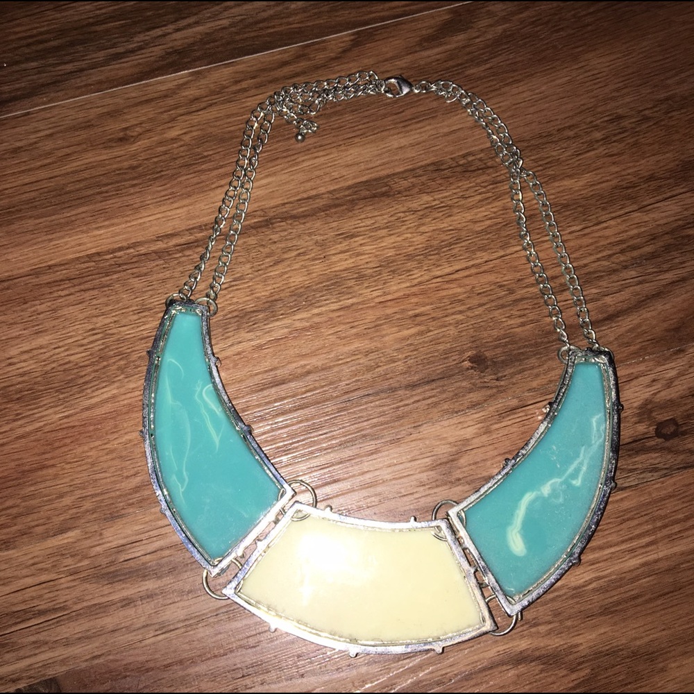 Marble Statement Necklace - image 2